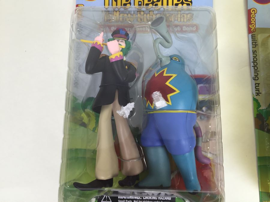 Set Of Four The Beatles Yellow Submarine McFarlane Toys New In Packaging Vintage 2000 [Photo 5]