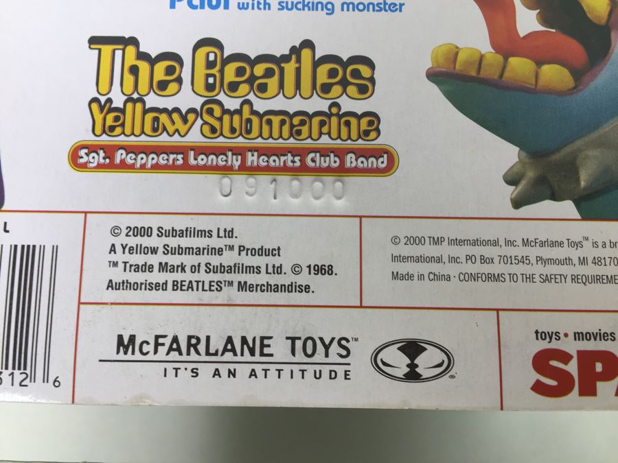 Set Of Four The Beatles Yellow Submarine McFarlane Toys New In Packaging Vintage 2000 [Photo 18]