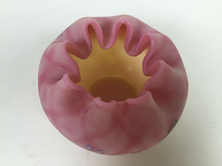 Fenton Art Glass 95th Anniversaryj Art Glass Hand Painted And Signed By D. Wright & Shelly Fenton [Photo 15]