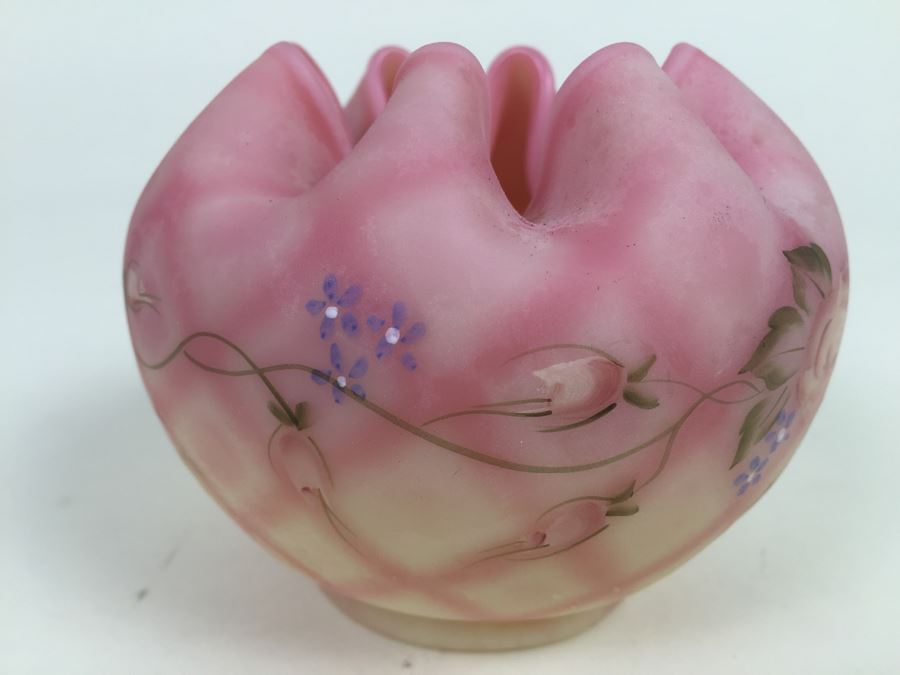 Fenton Art Glass 95th Anniversaryj Art Glass Hand Painted And Signed By D. Wright & Shelly Fenton [Photo 13]