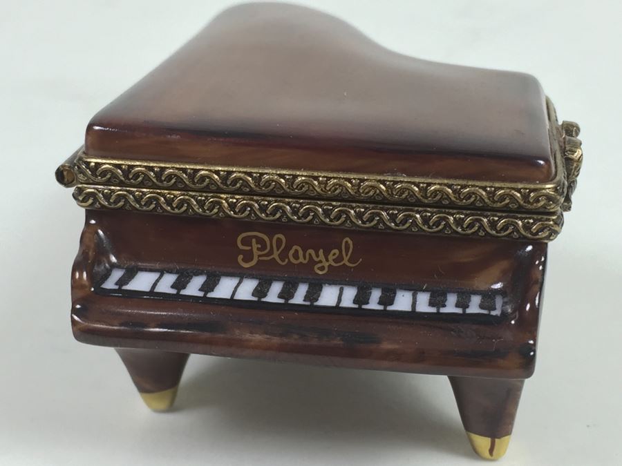 Royale De Limoges Peint A La Main Piano Figurine [Photo 4]