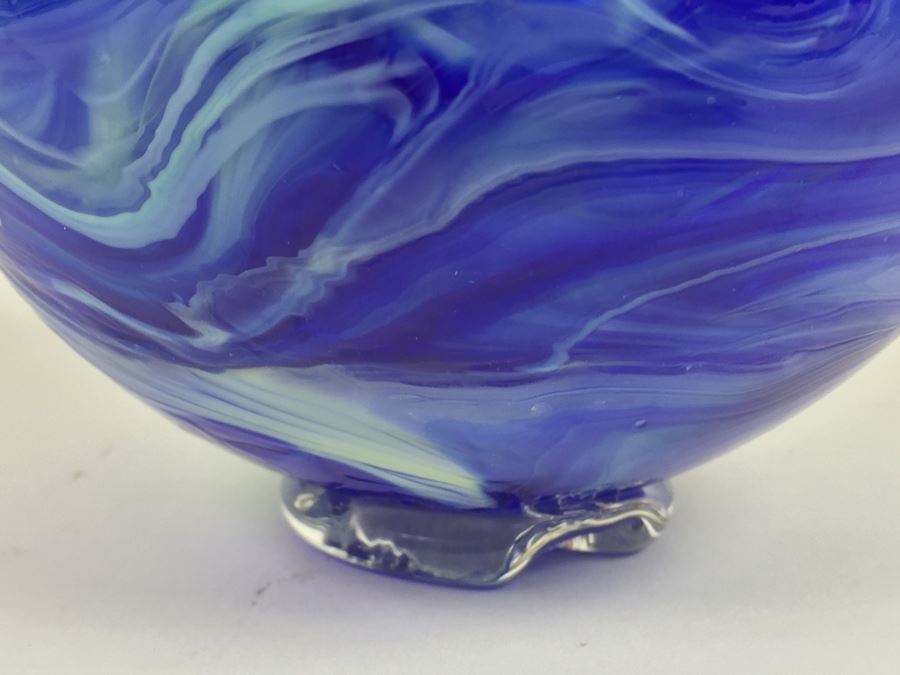 Hand Blown Art Glass L.C.G.C. Glass Ball 2006 [Photo 6]