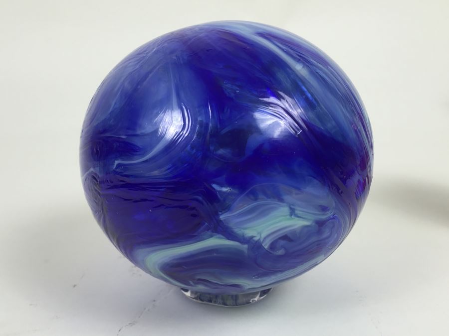 Hand Blown Art Glass L.C.G.C. Glass Ball 2006 [Photo 8]