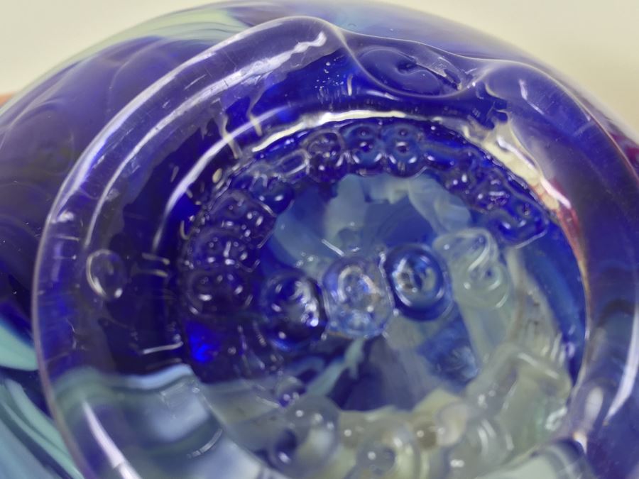 Hand Blown Art Glass L.C.G.C. Glass Ball 2006 [Photo 12]