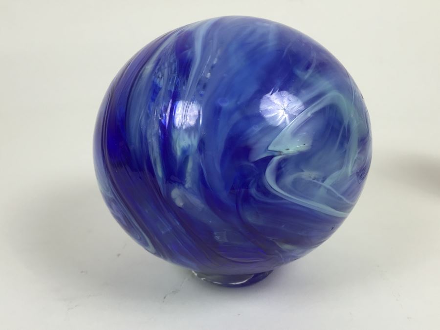 Hand Blown Art Glass L.C.G.C. Glass Ball 2006 [Photo 7]
