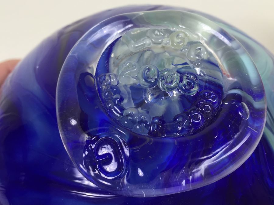 Hand Blown Art Glass L.C.G.C. Glass Ball 2006 [Photo 10]