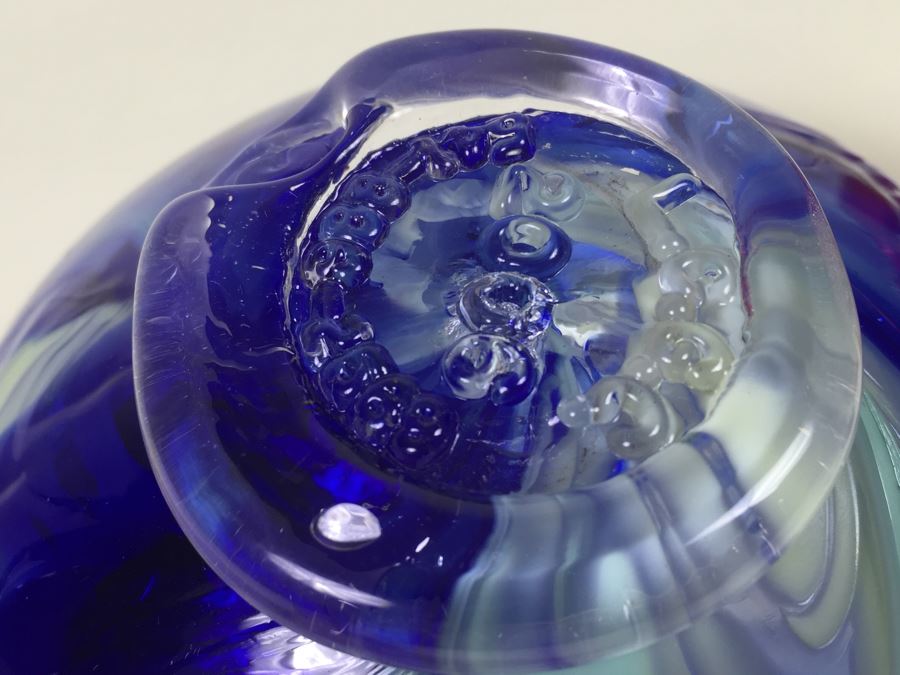 Hand Blown Art Glass L.C.G.C. Glass Ball 2006 [Photo 11]