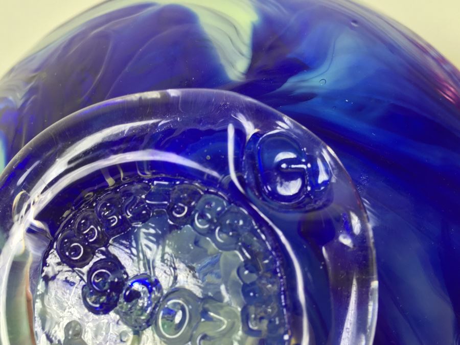 Hand Blown Art Glass L.C.G.C. Glass Ball 2006 [Photo 13]