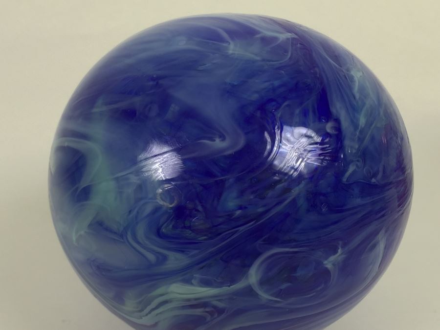 Hand Blown Art Glass L.C.G.C. Glass Ball 2006 [Photo 4]