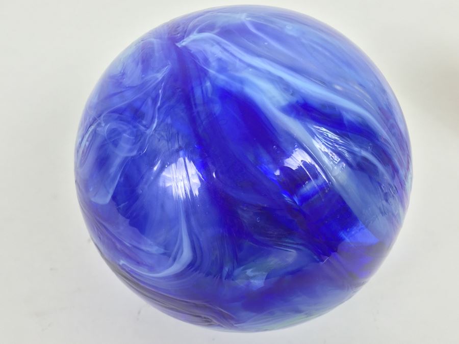 Hand Blown Art Glass L.C.G.C. Glass Ball 2006 [Photo 9]