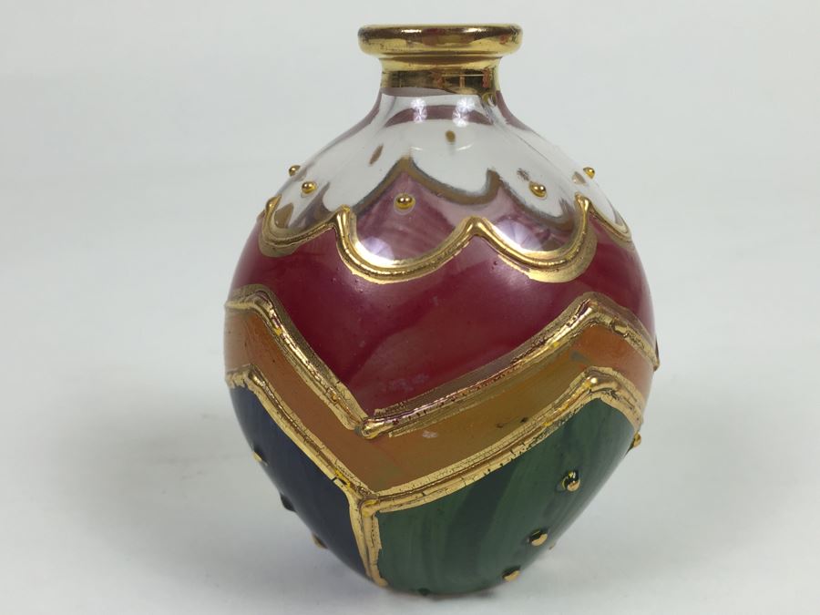 Royal Limited Handpainted Crystal Vase Made In Italy [Photo 2]