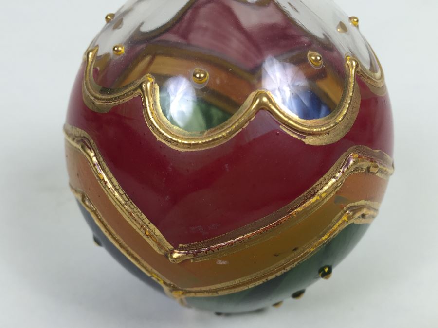 Royal Limited Handpainted Crystal Vase Made In Italy [Photo 5]