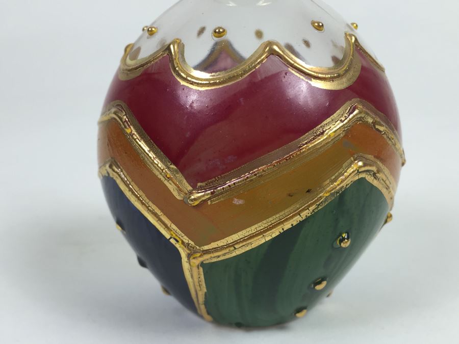 Royal Limited Handpainted Crystal Vase Made In Italy [Photo 6]