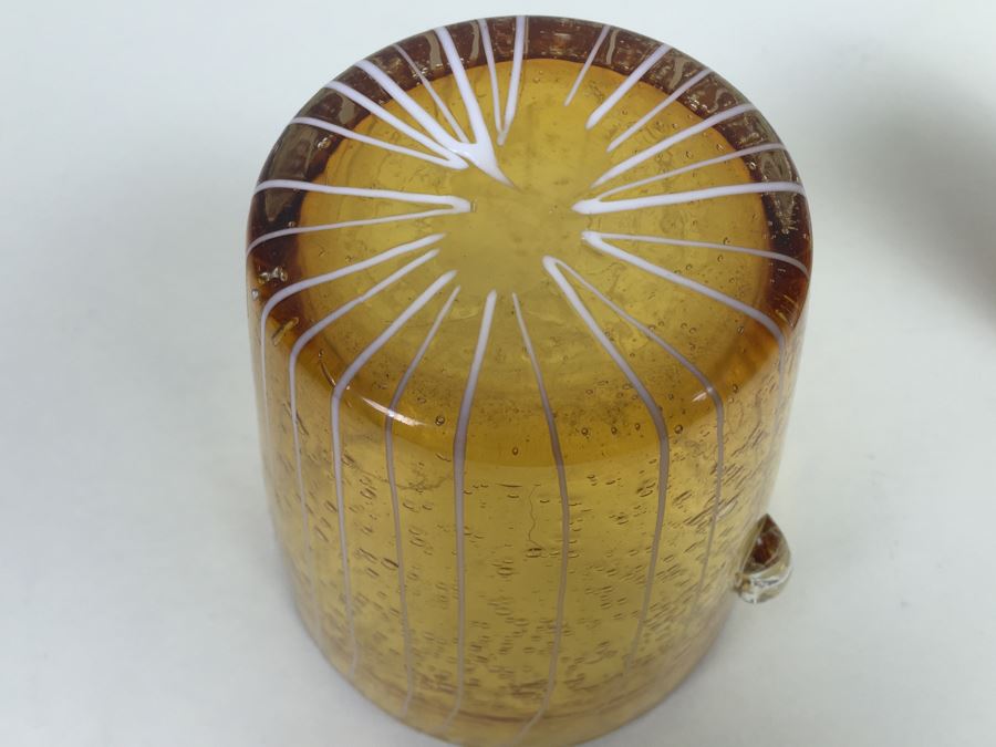 VENINI For DISARONNO Art Glass Ice Bucket [Photo 12]