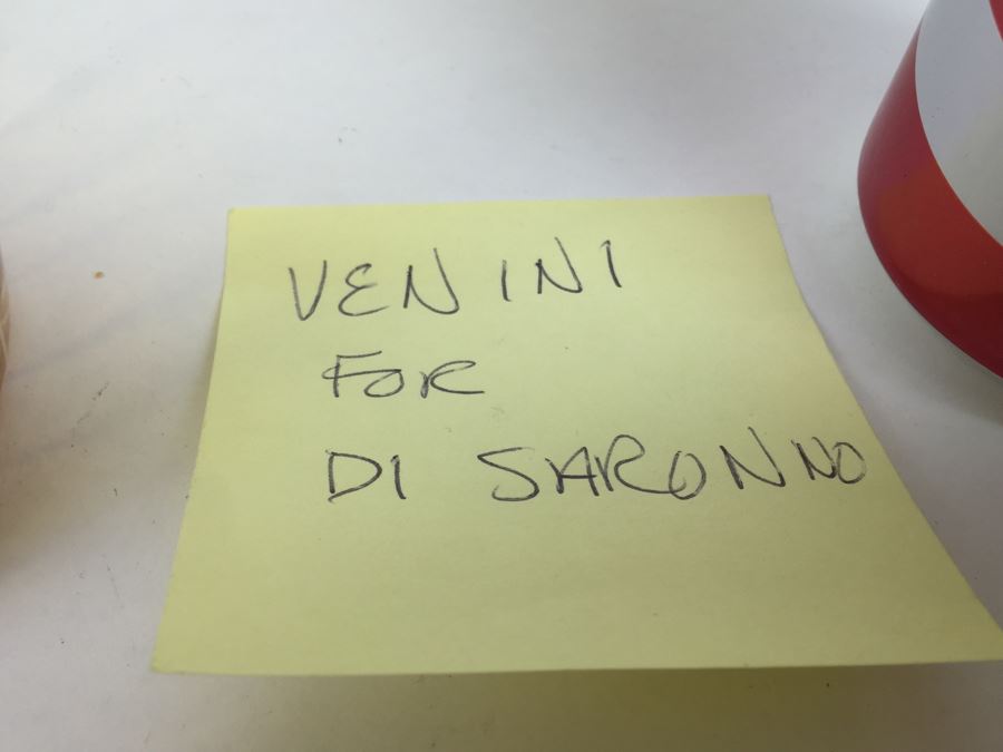 VENINI For DISARONNO Art Glass Ice Bucket [Photo 5]