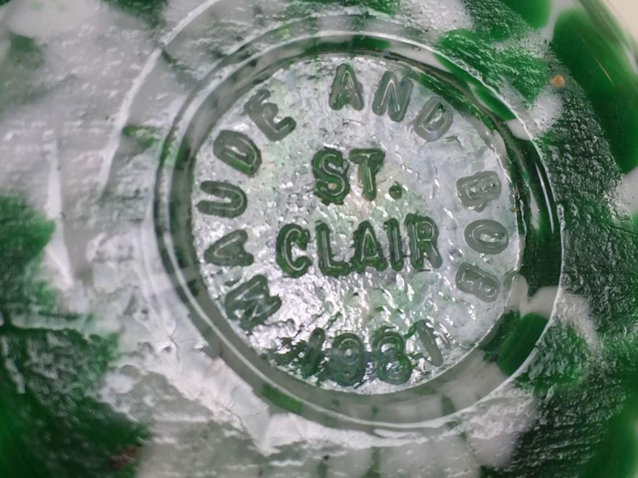 Signed Art Glass Paper Weight [Photo 14]