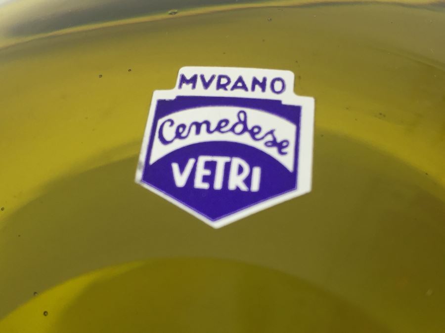 Murano Art Glass Ashtray Vetri Cenedese [Photo 3]