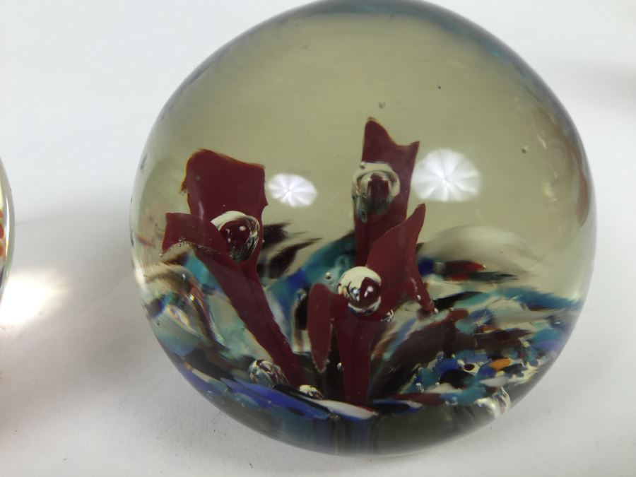 (3) Art Glass Paper Weights [Photo 8]