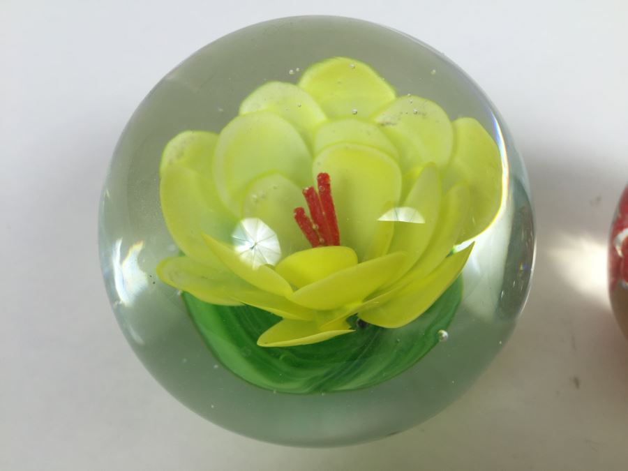 (3) Art Glass Paper Weights [Photo 5]