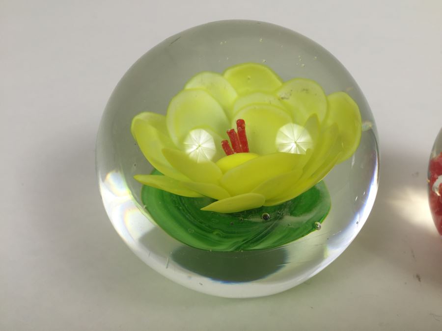(3) Art Glass Paper Weights [Photo 2]