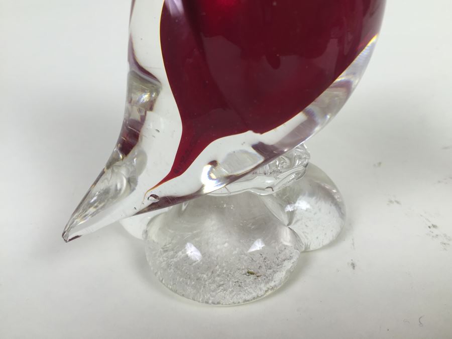 Pair Of Murano Art Glass Birds [Photo 11]