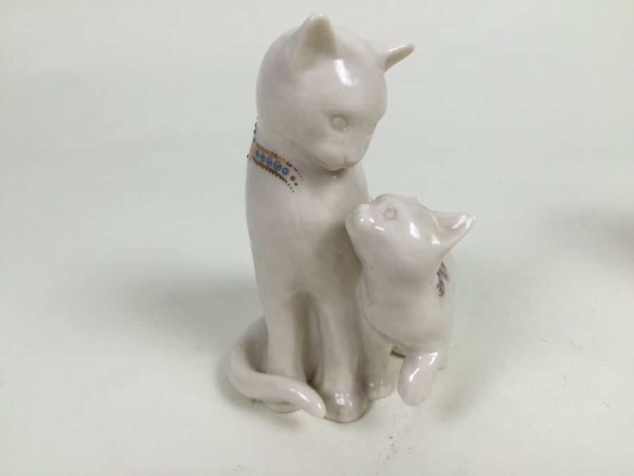 lenox glass cat figurines
