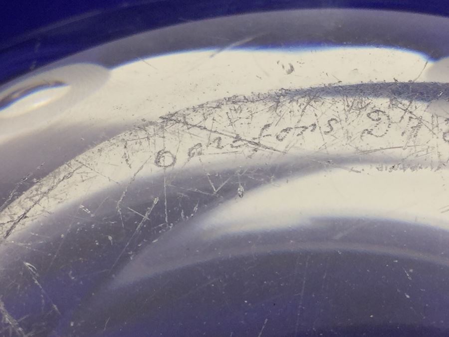 Swedish Orrefors Crystal Bowl [Photo 9]