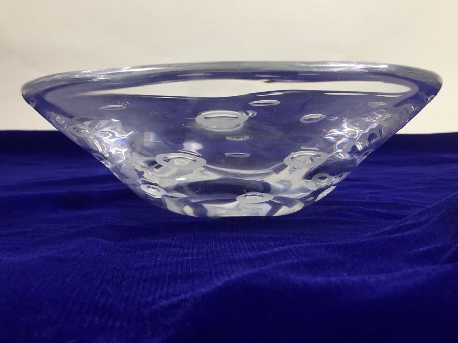 Swedish Orrefors Crystal Bowl [Photo 2]