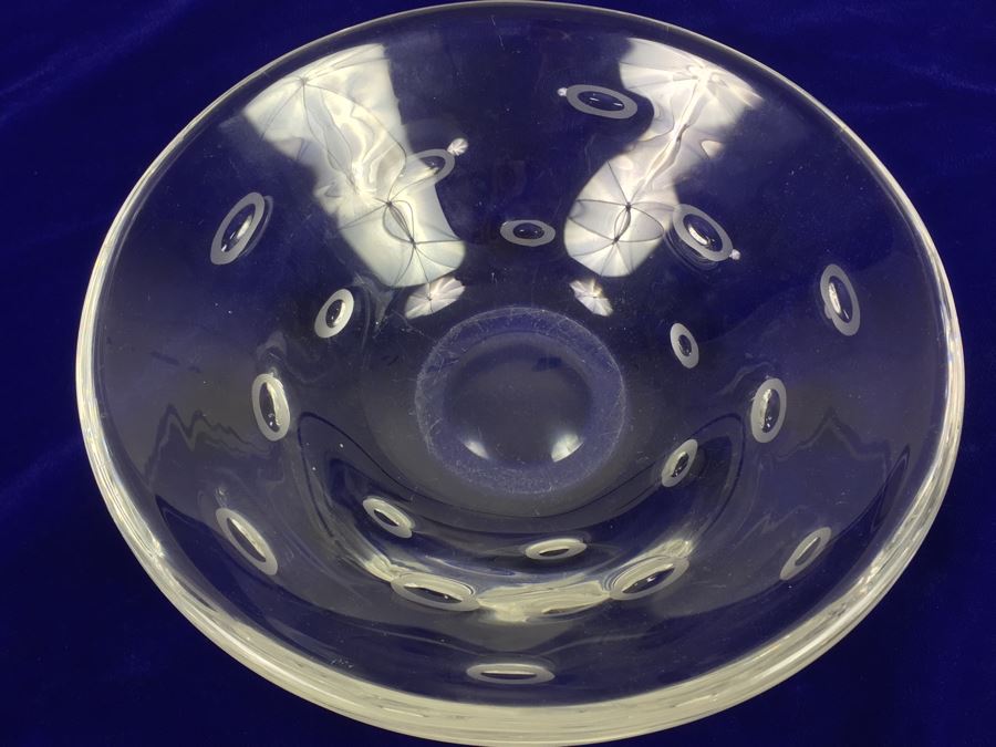 Swedish Orrefors Crystal Bowl [Photo 5]