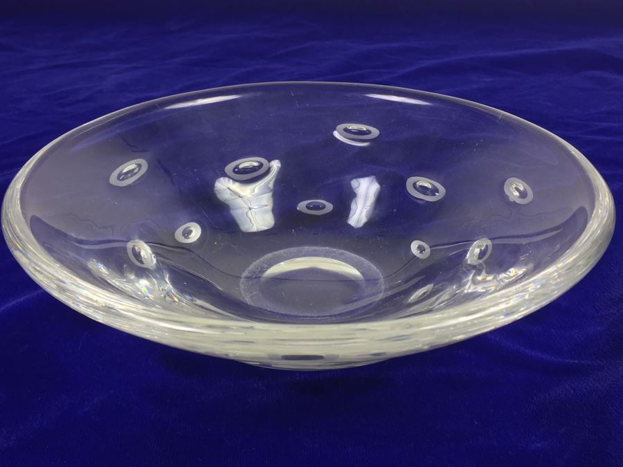 Swedish Orrefors Crystal Bowl [Photo 4]
