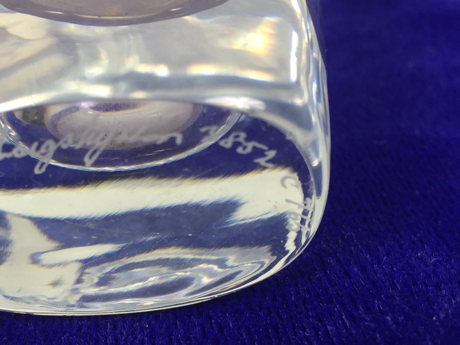 Signed Crystal Vase [Photo 8]