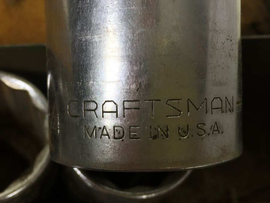 Tool Lot With Craftsman Socket Wrench Set [Photo 3]