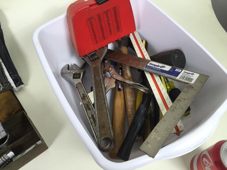 Tool Lot With Craftsman Socket Wrench Set [Photo 9]