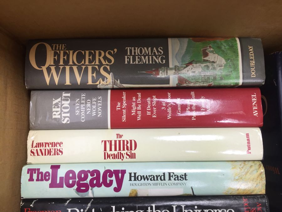 Assorted Book Lot With Mainly Hardcover Books Possible First Editions [Photo 3]