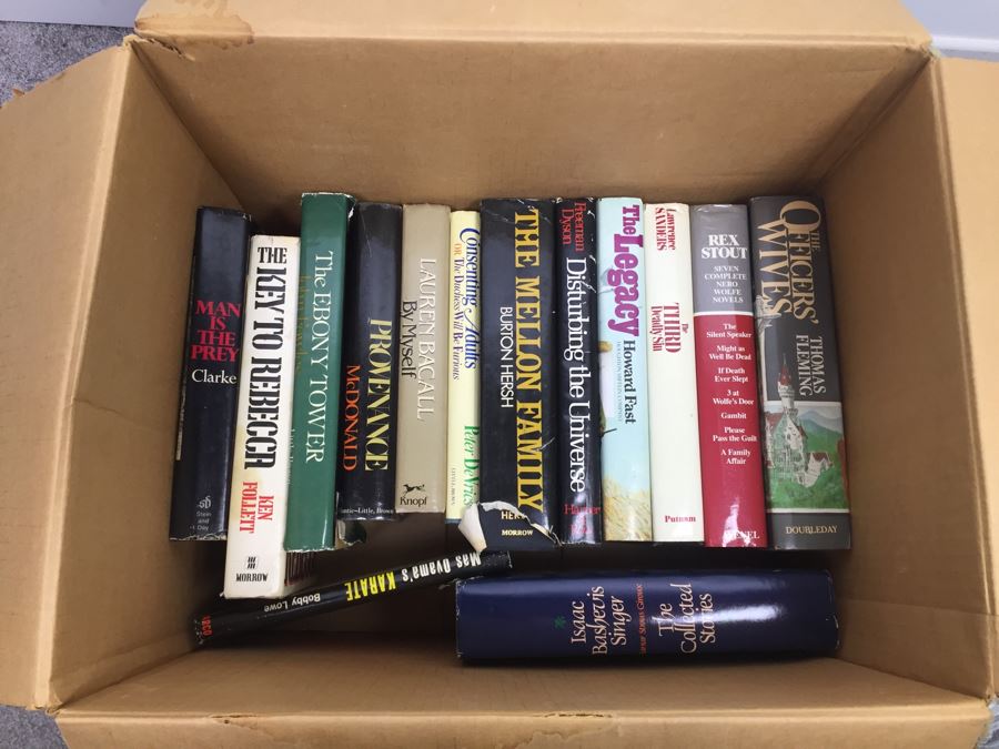 Assorted Book Lot With Mainly Hardcover Books Possible First Editions