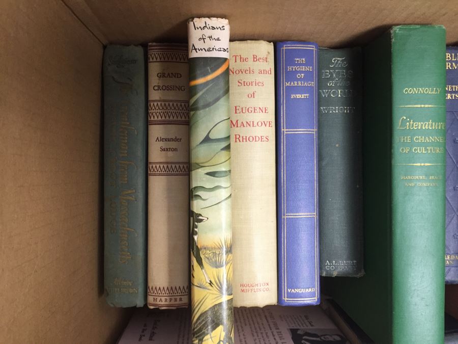 Assorted Book Lot With Mainly Hardcover Books Possible First Editions [Photo 2]