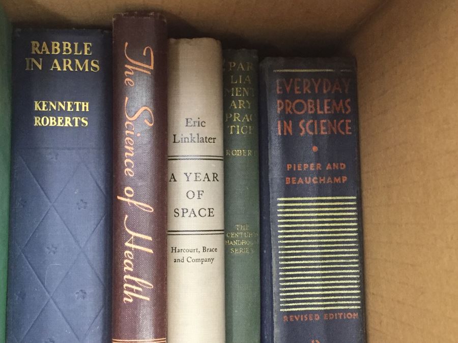 Assorted Book Lot With Mainly Hardcover Books Possible First Editions [Photo 6]