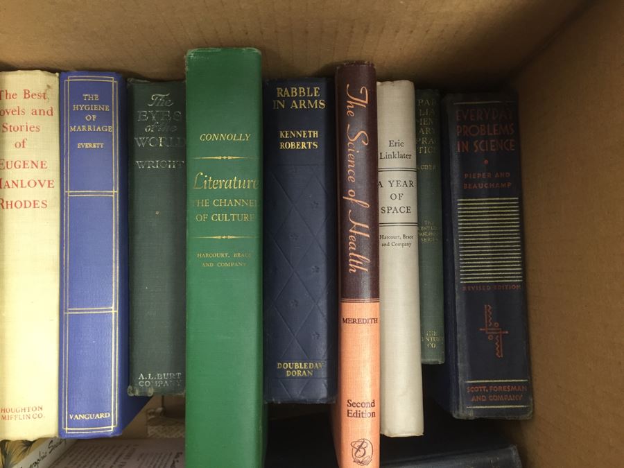 Assorted Book Lot With Mainly Hardcover Books Possible First Editions [Photo 3]