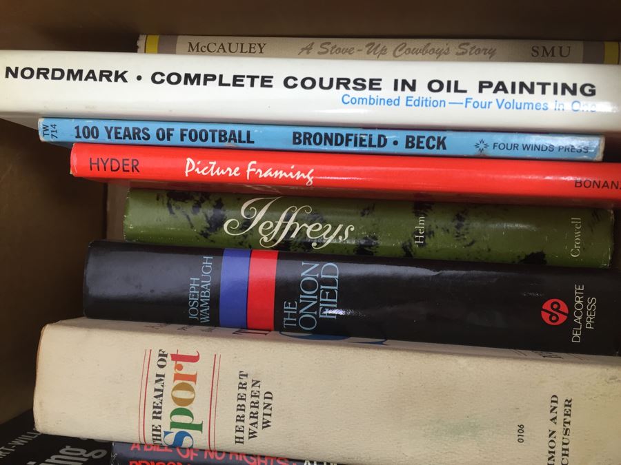 Assorted Book Lot With Mainly Hardcover Books Possible First Editions [Photo 20]