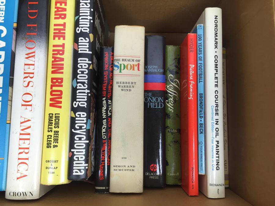 Assorted Book Lot With Mainly Hardcover Books Possible First Editions [Photo 16]