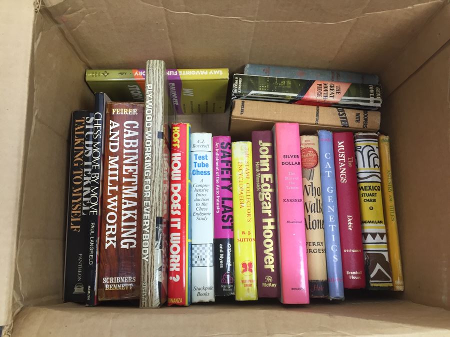 Assorted Book Lot With Mainly Hardcover Books Possible First Editions