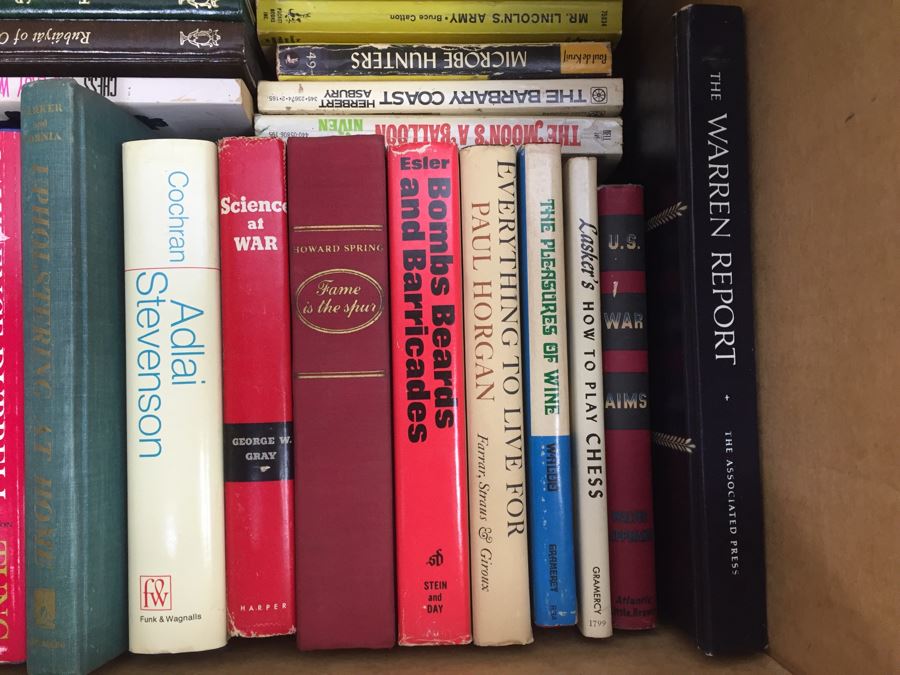 Assorted Book Lot With Mainly Hardcover Books Possible First Editions [Photo 3]