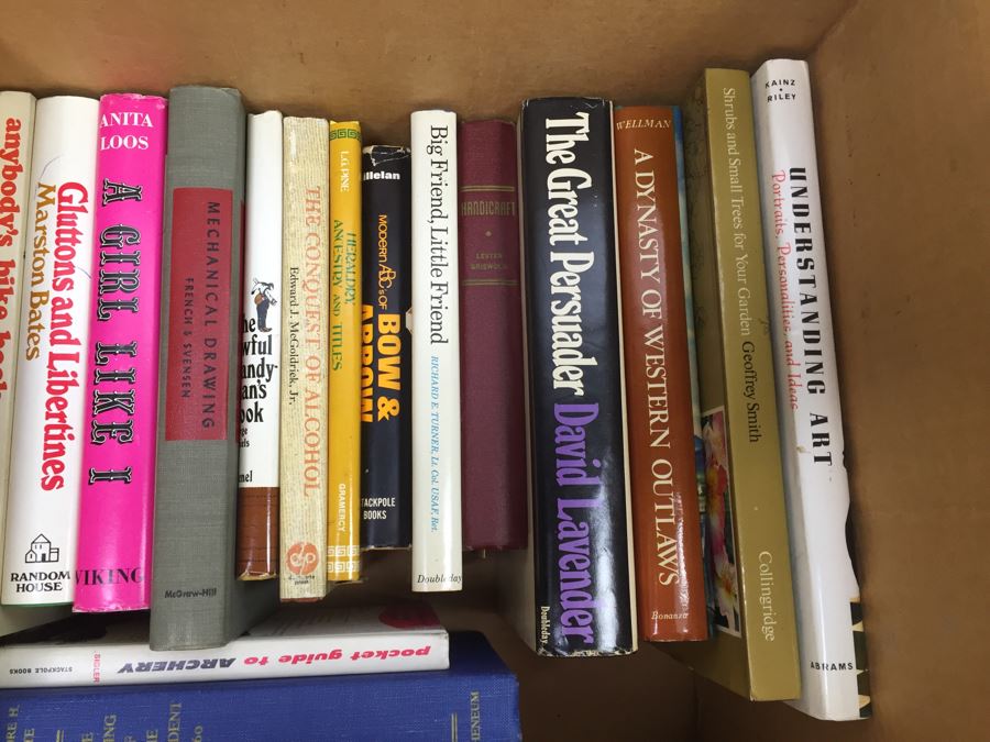 Assorted Book Lot With Mainly Hardcover Books Possible First Editions [Photo 3]