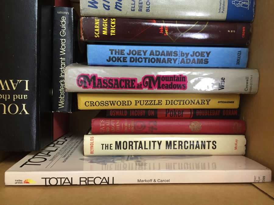 Assorted Book Lot With Mainly Hardcover Books Possible First Editions [Photo 2]