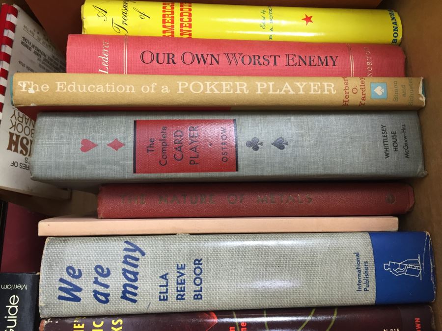 Assorted Book Lot With Mainly Hardcover Books Possible First Editions [Photo 3]