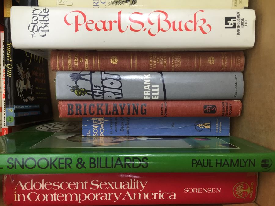 Assorted Book Lot With Mainly Hardcover Books Possible First Editions [Photo 5]