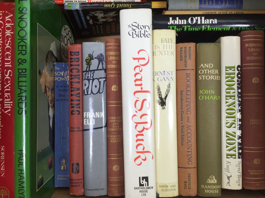 Assorted Book Lot With Mainly Hardcover Books Possible First Editions [Photo 7]