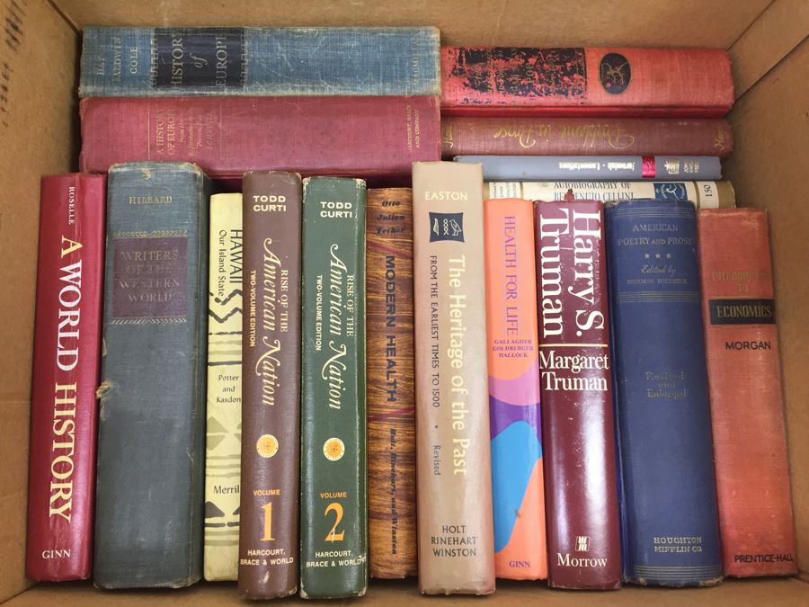 Assorted Book Lot With Mainly Hardcover Books Possible First Editions