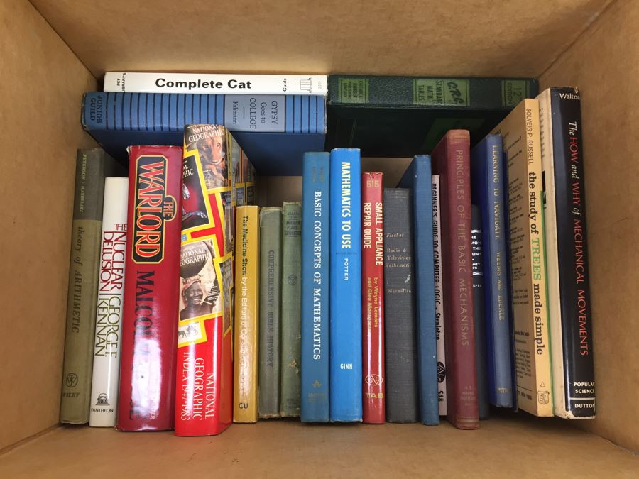 Assorted Book Lot With Mainly Hardcover Books Possible First Editions