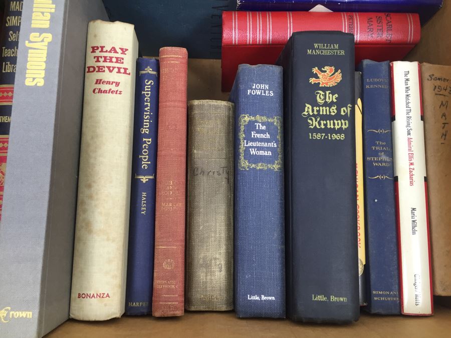 Assorted Book Lot With Mainly Hardcover Books Possible First Editions [Photo 13]